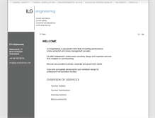 Tablet Screenshot of ilg-engineering.com